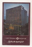 FA168 - Carte Postala - SINGAPORE - Hyatt Regency, circulata 1983, Fotografie