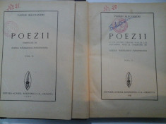 VASILE ALECSANDRI - POEZII - (2 volume) foto