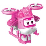 Super Wings Avion Transformabil Dizzy 5 cm, Figurină Plastic Multicolor, 3+ ani
