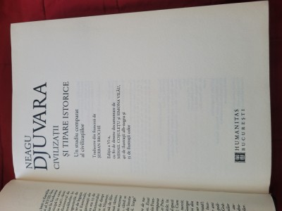 Neagu Djuvara - Civilizații și tipare istorice (ediție ilustrată) foto