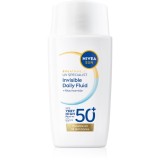 NIVEA SUN Invisible Daily Fluid fluid protecție SPF 50+ 40 ml