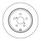 MOTAQUIP LVBD1063Z COATED Disc frana