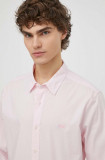 Cumpara ieftin Levi&#039;s camasa barbati, culoarea roz, cu guler clasic, slim