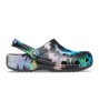 Saboti Crocs Classic Tie-Dye Graphic Clog Negru - Multi Black/Black, 38, 46, 48