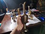 Lot vintage de 8 vase si un mic sfesnic