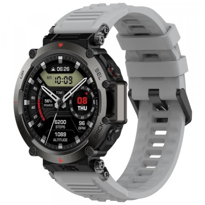 Curea Techsuit W067 pentru Amazfit T-Rex Ultra, Gri foto