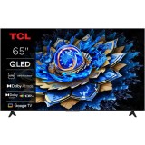 Televizor QLEDt QLED TCL 65T69C, 164 cm, Ultra HD 4K, Google TV, Clasa F