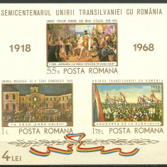 1968 - Semicentenarul Unirii, colita neuzata