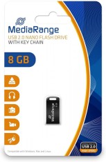 Memorie USB MediaRange MR920 8GB USB 2.0 Black foto