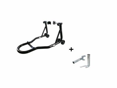 Stender motociclete spate strada si adaptor cu gheare, culoare negru Cod Produs: MX_NEW PF 26 700 0024ML foto