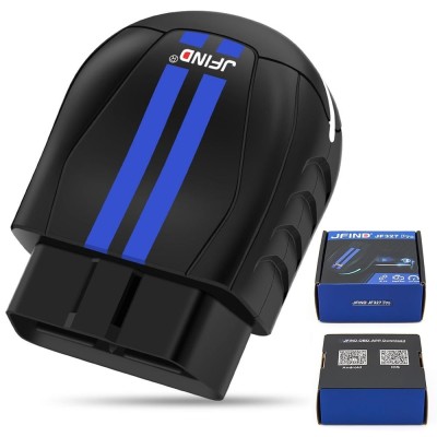 Tester diagnoza auto OBD2 JFIND JF327 Pro cu Bluetooth 5.0, citire si stergere coduri eroare, live data, aplicatie Android iOS foto