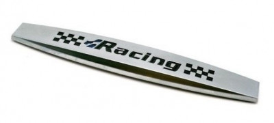 Emblema &amp;ldquo;Racing&amp;rdquo; Culoare Crom YZB-45 061023-6 foto