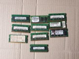 Lot 10 placute ram pentru laptop DDR2 de 512 mb