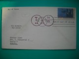 HOPCT PLIC S FDC NR 771 the boston tea party 1973 -SUA -CIRCULAT