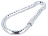 Carabină oțel zincat DROMET 200mm pentru cabluri 15mm cu protecție