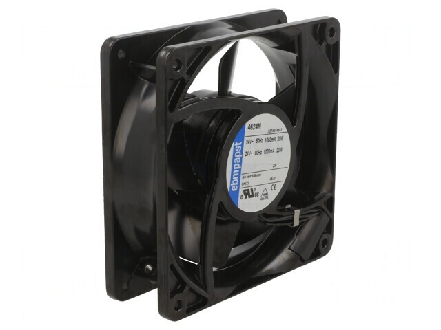 Ventilator ax axial DC 24V 119x119x38mm 148m3/h