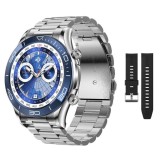 Ceas smartwatch SK4, ecran 1.45 inch AMOLED, 2 bratari, BT