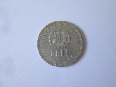 Angola 4 Macutas 1927 in stare foarte buna foto