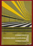 &quot;Constructii si tehnologia lucrarilor de constructii&quot; Manual anul III, 1973