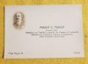 CARTE DE VIZITA PE NUMELE PANAIT C. PANAIT -COMERCIANT DIN GALATI- DATATA 1931