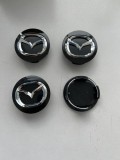 Capace Jante Auto Mazda Negre 55mm - Set 4 Bucati