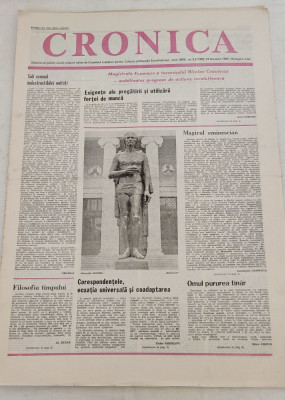 CRONICA - săptăm&amp;acirc;nal politic-social-cultural (13 ianuarie 1989) Nr. 2 foto