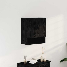 vidaXL Cabinet suspendat Stejar Negru 60 x 31 x 70 cm Lemn compozit 862941