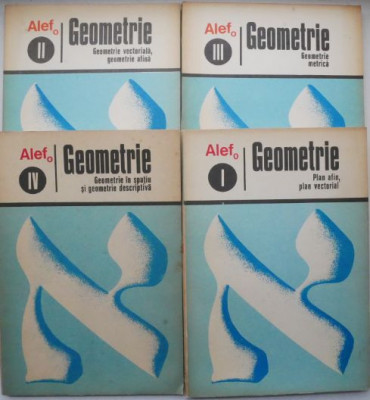 Alef. Geometrie (4 volume) &amp;ndash; G. Girard foto