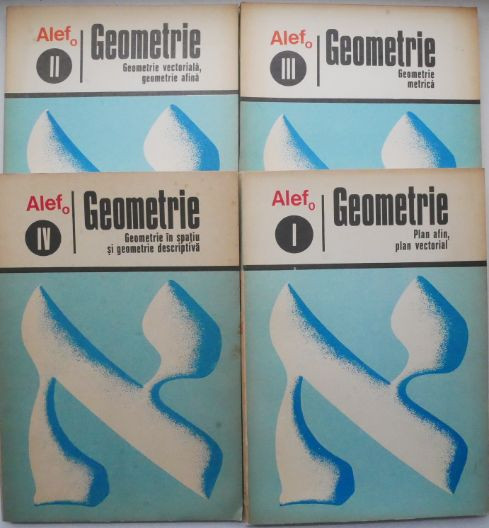 Alef. Geometrie (4 volume) &ndash; G. Girard