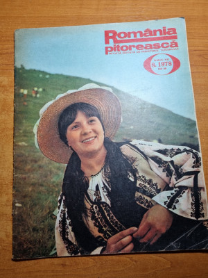 romania pitoreasca august 1978-art.fundu modovei,maramures,poiana brasov,valcea foto