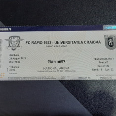 Bilet Rapid - U Craiova