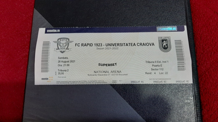 Bilet Rapid - U Craiova