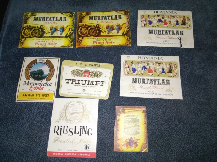 14 ETICHETE VIN MURFATLAR ETC CIOCOLATA