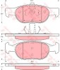 Set placute frana,frana disc FIAT PUNTO (188) (1999 - 2016) TRW GDB1382