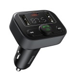 Incarcator Auto cu Modulator FM, USB, Type-C, 18W - Baseus S-09 Lite (C10762300113-00) - Cluster Black