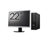 Pachet Calculator Second Hand DELL OptiPlex 3080 SFF, Intel Core i5-10500 3.10 - 4.50GHz, 8GB DDR4, 256GB SSD + Monitor 22 Inch NewTechnology Media