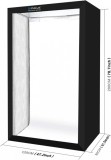 Cort Foto Profesional Puluz 200cm , Iluminare LED 468 LED-uri, 23600lm, 5500K, 240W