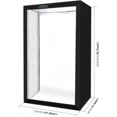 Cort Foto Profesional Puluz 200cm , Iluminare LED 468 LED-uri, 23600lm, 5500K, 240W