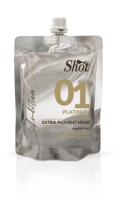 Masca coloranta EXTRA PIGMENT 200 ml - 01 Platinum foto