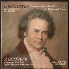 Vinyl/vinil - Beethoven – Sonatas Nos. 1, 8 & 3 For Violin And Piano