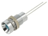 "Lampă LED albastră concavă 4,5V &Oslash;8mm"