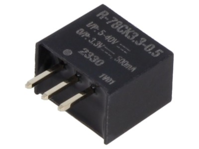 Convertor DC/DC 3.3V 0.5A, 5-40V foto