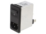 Conector Alimentare AC Soclu Tată 4A 250VAC C14