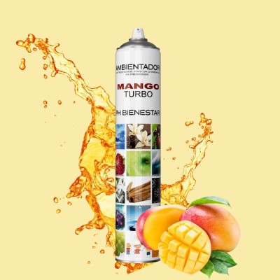 Spray odorizant profesional pentru camera Turbo Spray 750ml - Mango foto