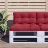 VidaXL Pernă de paleți, roșu vin, 70x40x12 cm, material textil