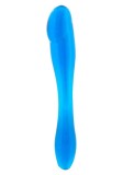 Cumpara ieftin Dildo Clasic Dublu, Albastru, 18 cm, Seven Creations