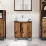 vidaXL Dulap chiuvetă baie Lemn vechi 60x35x60 cm Lemn ingineresc
