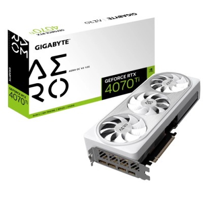 Placa video GIGABYTE GEFORCE RTX 4070 TI AERO OC V2 12GB foto