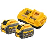 Set 2 acumulatori si incarcator, Li-Ion Flexvolt, 54 18 V, 6 Ah