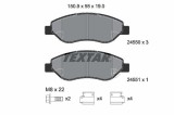 TEXTAR 2455001 Q+ set placute frana disc